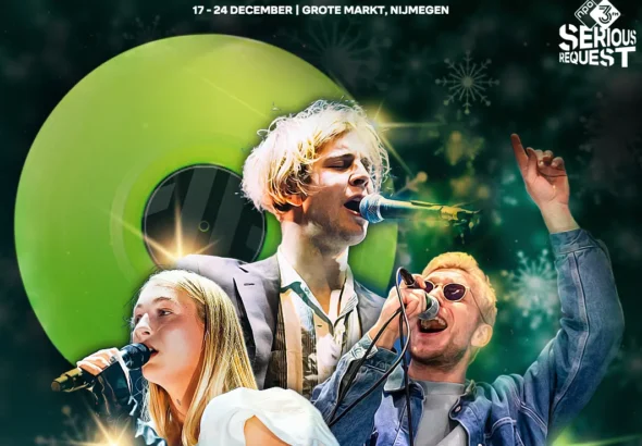 Line-up 3FM Serious Request bekend: meer dan 40 artiesten uit binnen- en buitenland treden op bij het Glazen Huis in Nijmegen